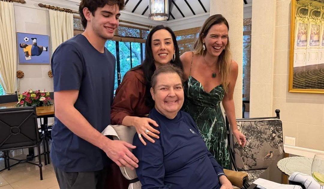 Faustão celebra 76 anos ao lado da família, e filho se declara: “Meu herói”