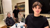 Faustão celebra maioridade do caçula em registro raro; veja vídeo