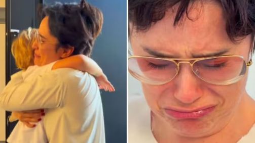 Fernanda Vasconcellos se emociona com surpresa da família após fim das gravações de "Três Graças"
