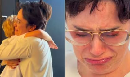 Fernanda Vasconcellos se emociona com surpresa da família após fim das gravações de "Três Graças"