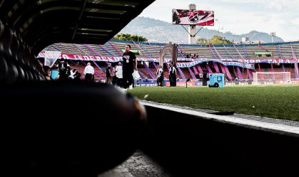 Estádio Atanasio Girardot, em Medelín, antes do jogo entre Independiente e Flamengo pela Libertadores