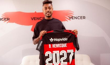 Flamengo renovou com Bruno Henrique até o fim de 2027