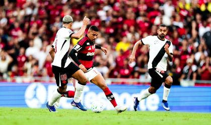 Lance de Flamengo x Vasco pelo 1º turno do Campeonato Brasileiro