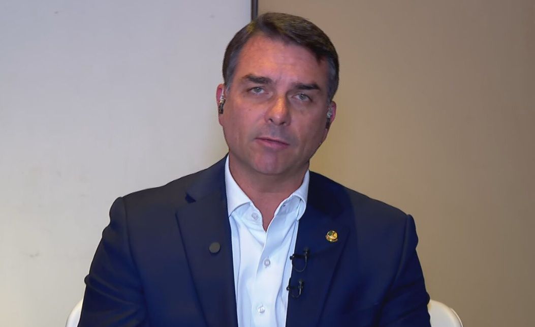 O senador e pré-candidato, Flávio Bolsonaro