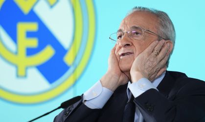 Florentino Perez Of Real Madrid Press Conference