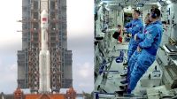 China lança foguete com suprimentos para taikonautas; veja vídeo