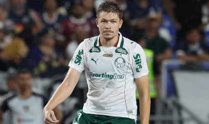 Bruno Fuchs teve seu gol anulado em Remo x Palmeiras