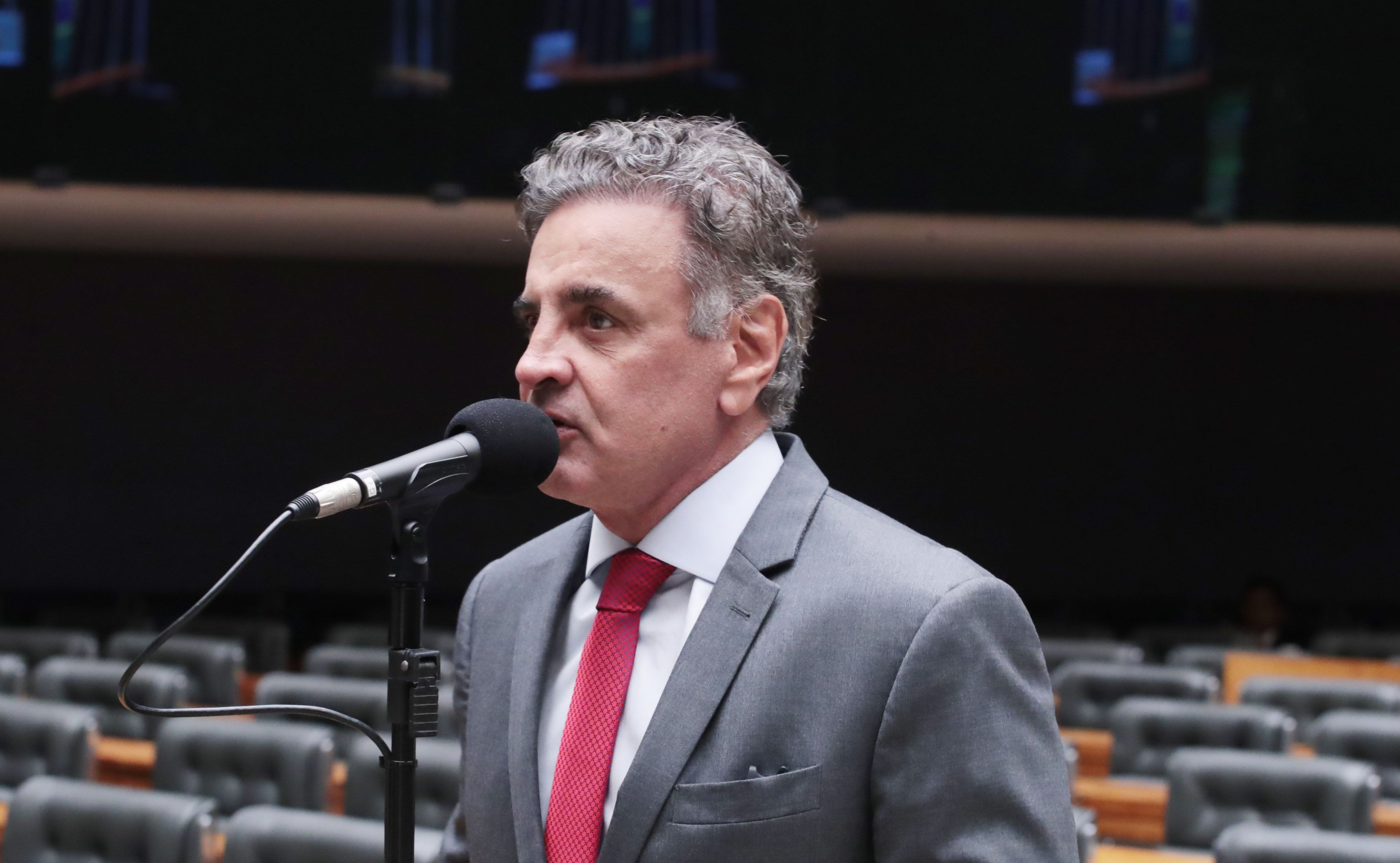 O presidente nacional do PSDB, deputado federal Aécio Neves (MG)