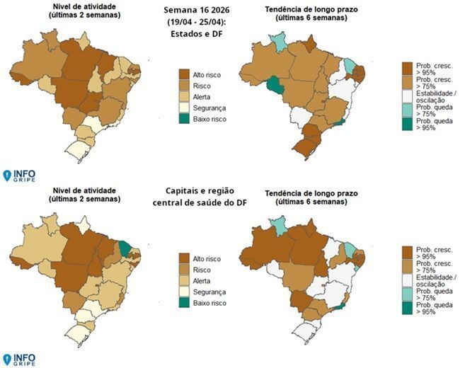• Reprodução/InfoGripe