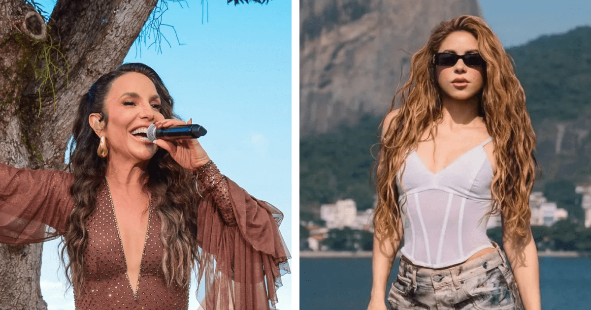 Ivete Sangalo republica vídeo com Shakira e fãs especulam parceria em show