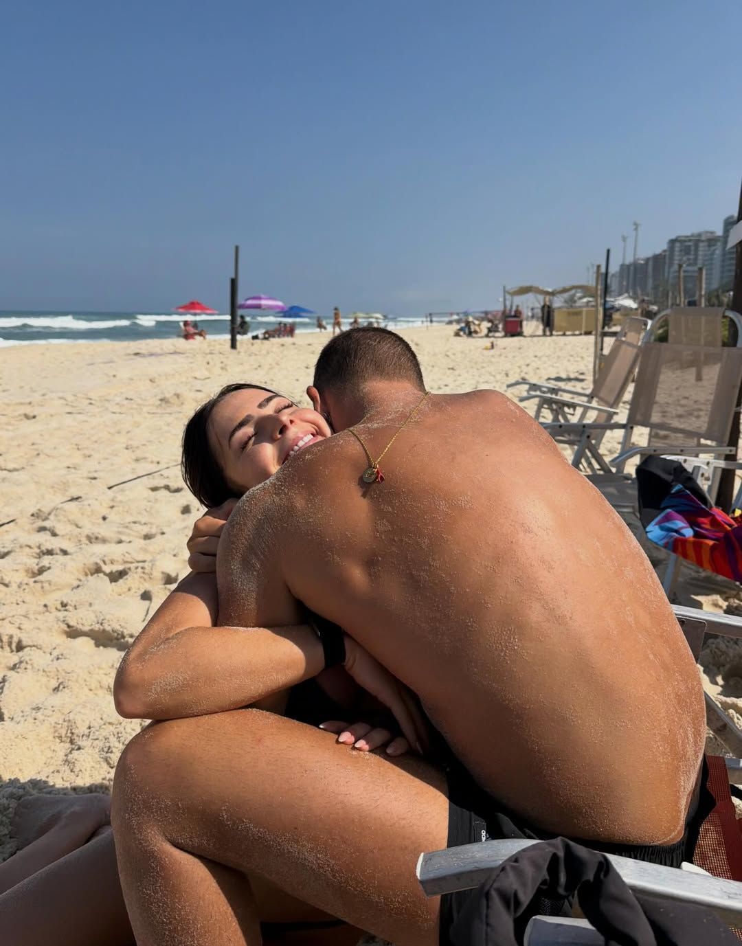 André Lamoglia e Jade Picon aparecem agarradinhos em novo clique raro • Instagram/André Lamoglia