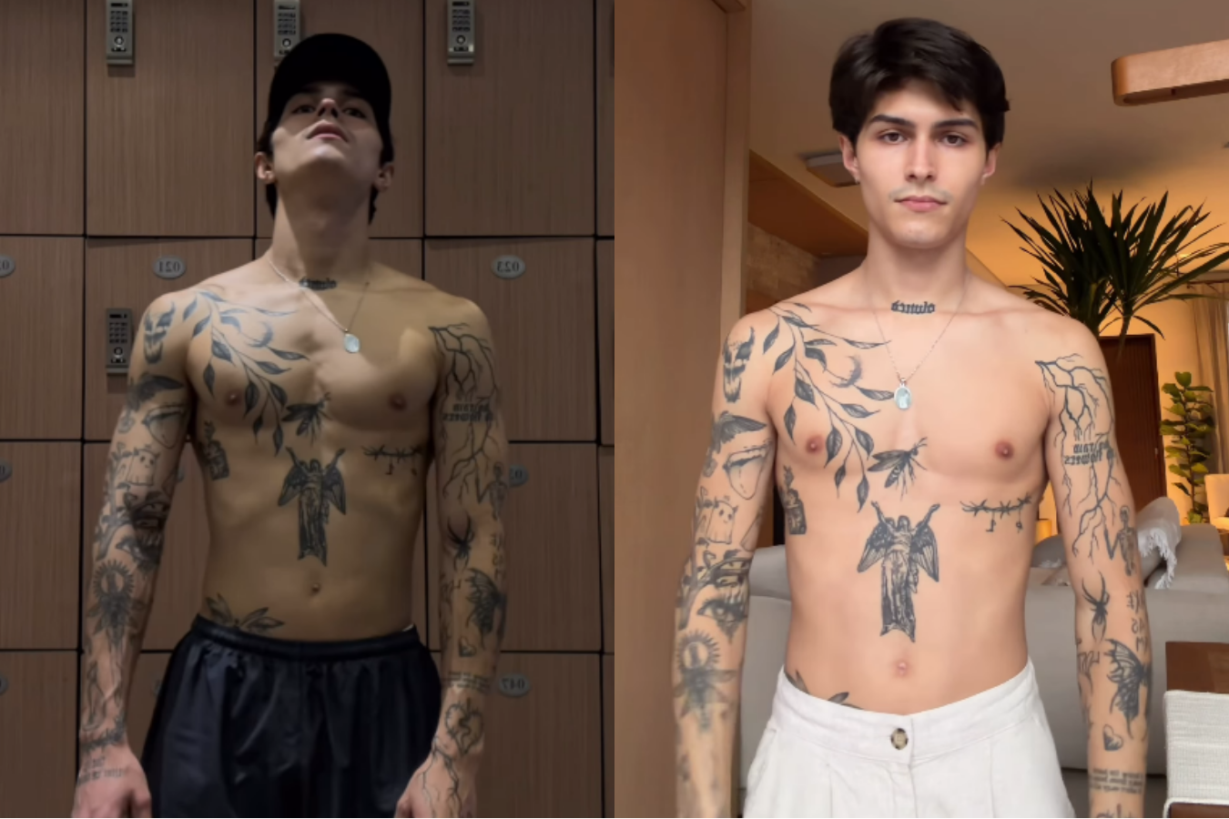 JP Mota mostra seu antes e depois de perder 10kg devido a depressão • Reprodução/Instagram