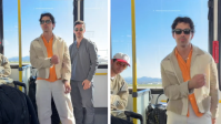 Jonas Brothers chegam ao Brasil para show ao som do "Passinho do Jamal"