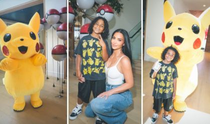 Kim Kardashian celebra 7 anos do filho Psalm