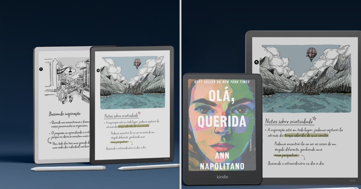 Amazon lança Kindle que permite escrever na tela pela primeira vez