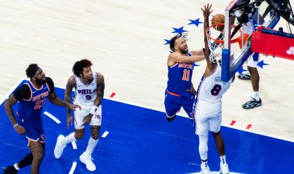 New York Knicks varreu o Philadelphia 76ers
