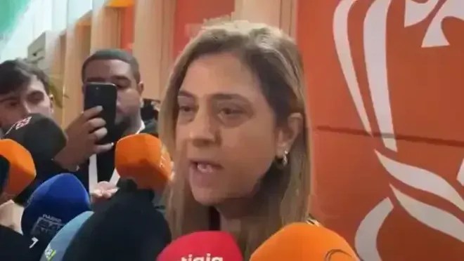 Presidente do Palmeiras, Leila Pereira, disparou sobre o Flamengo