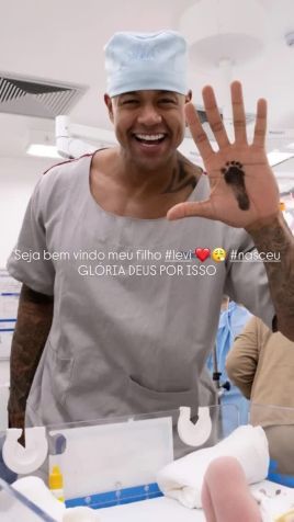 Nasce filho de Léo Santana e Lore Improta • Instagram / Leo Santana