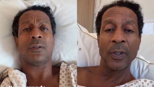 Ator Luís Miranda faz apelo para que seguidores cuidem da saúde