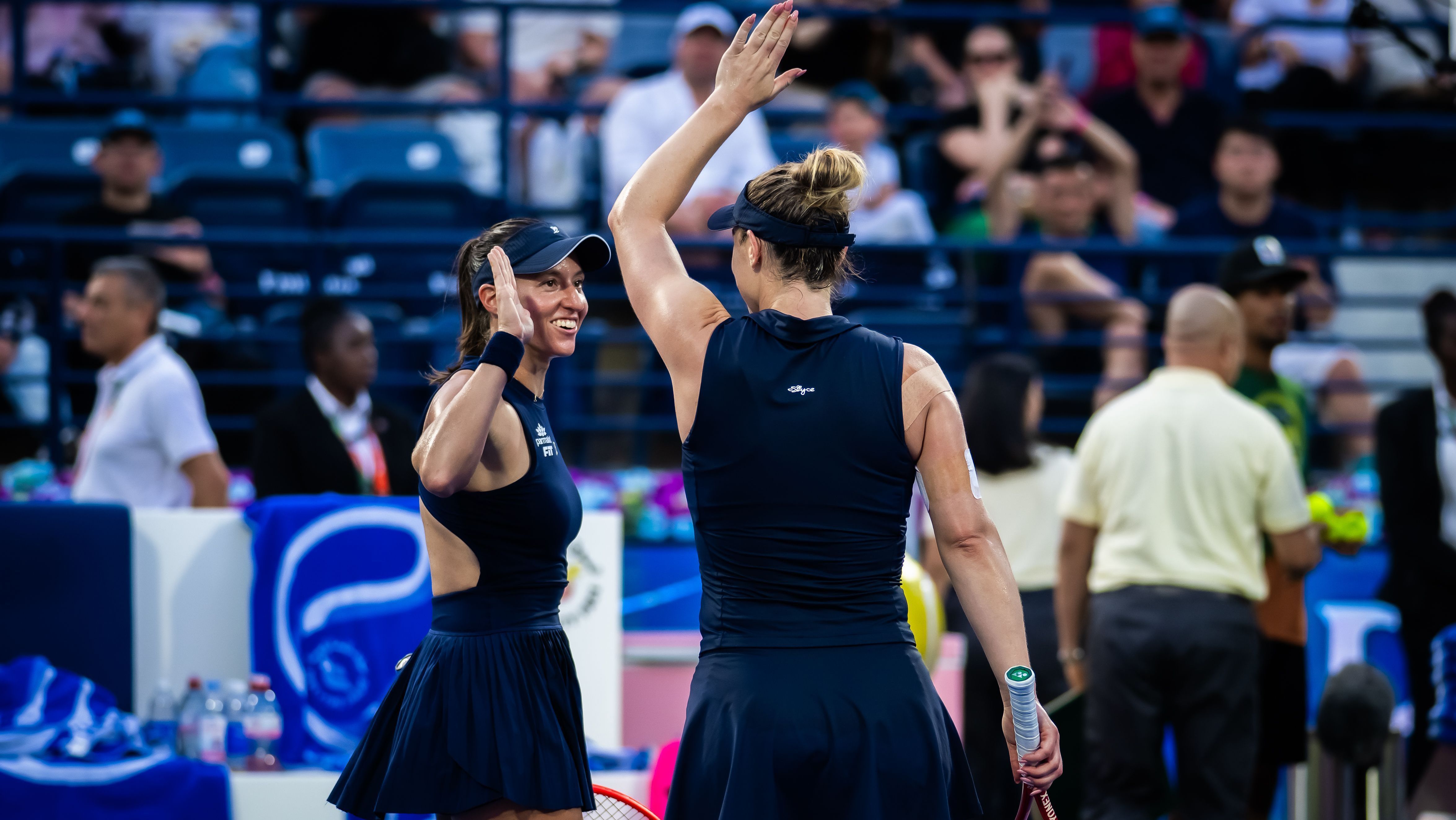 As tenistas Luisa Stefani e Gabriela Dabrowski
