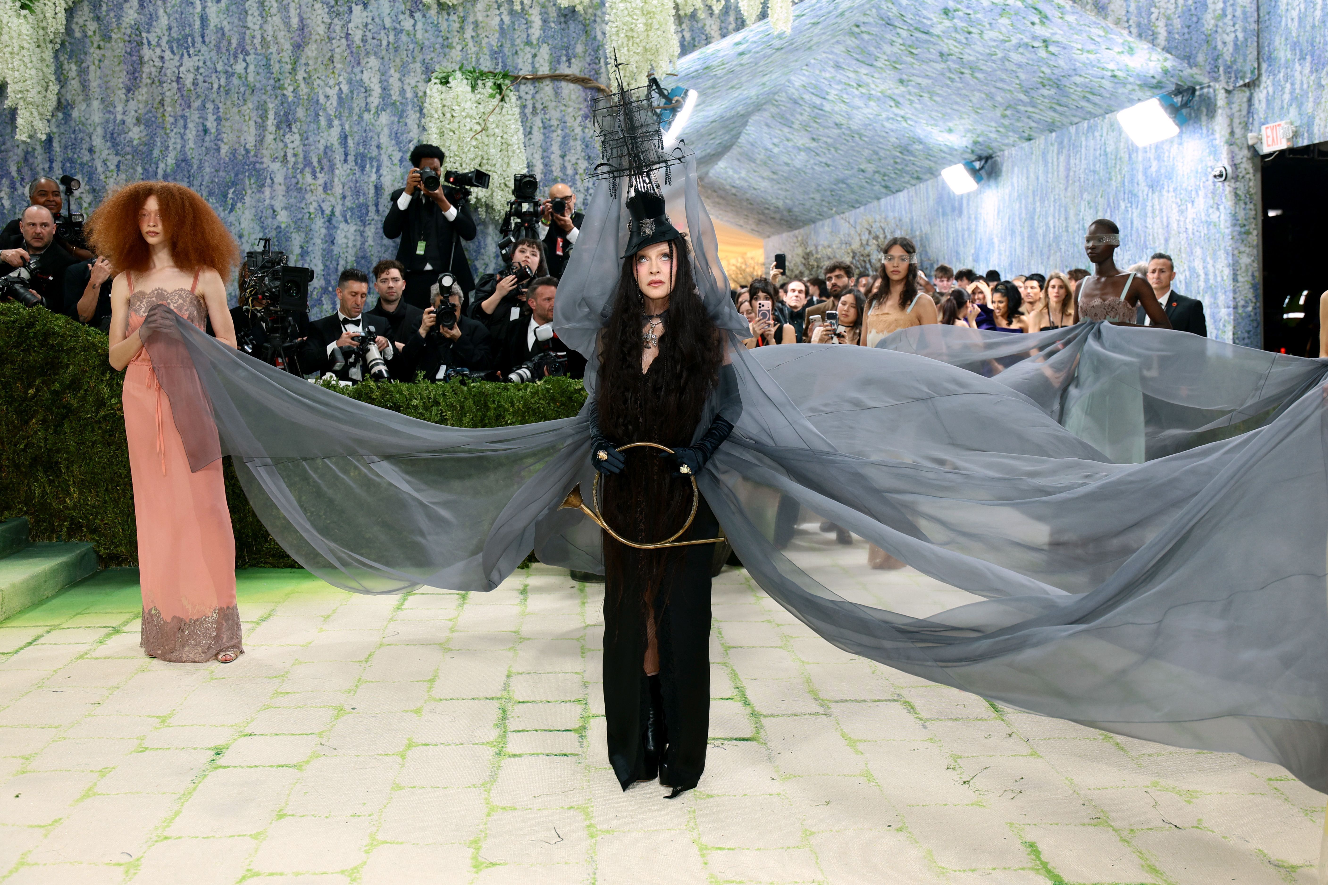 Madonna no Met Gala 2026, em Nova York • Dimitrios Kambouris/Getty Images for The Met Museum/Vogue