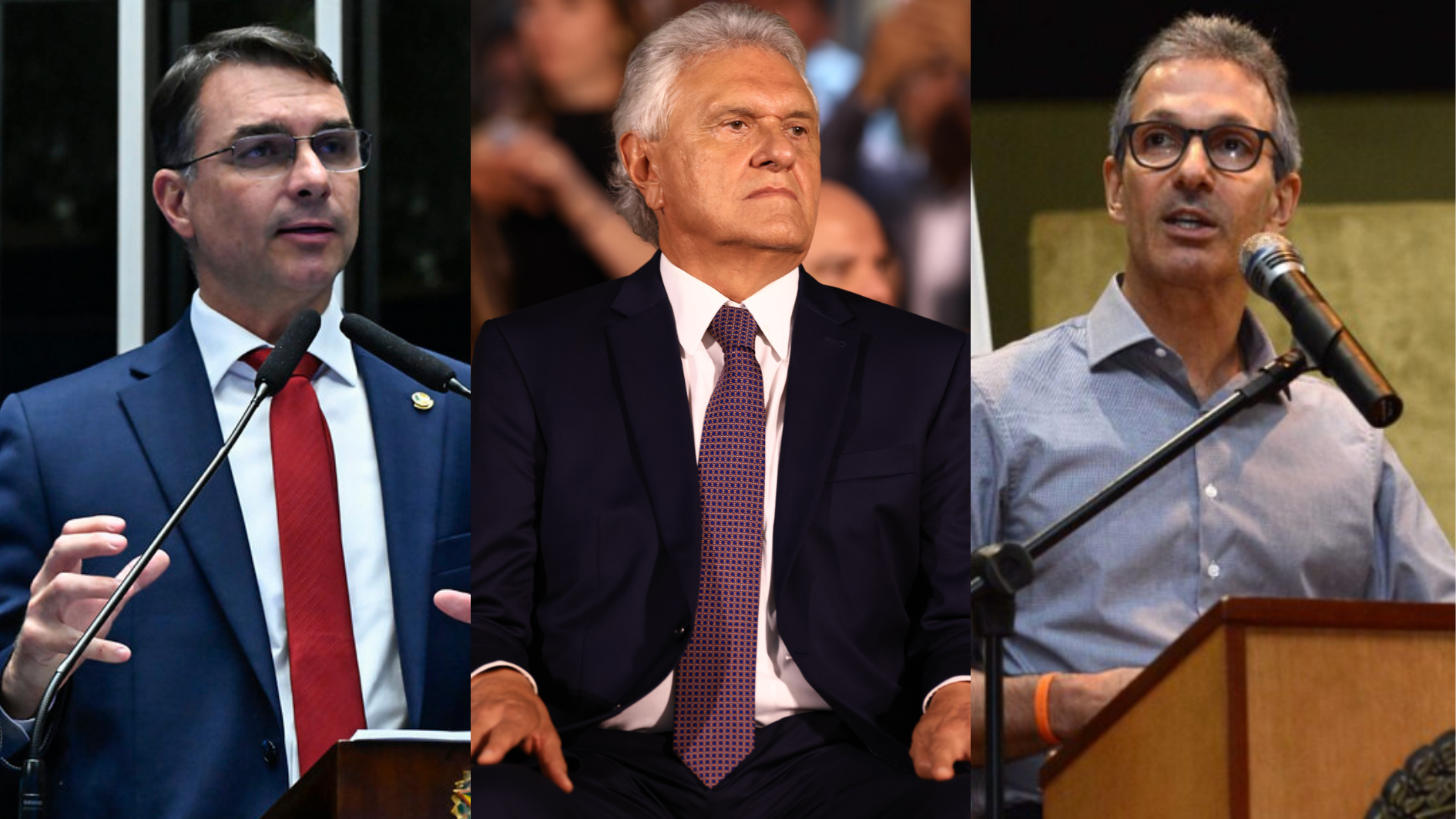 Flávio, Caiado e Zema