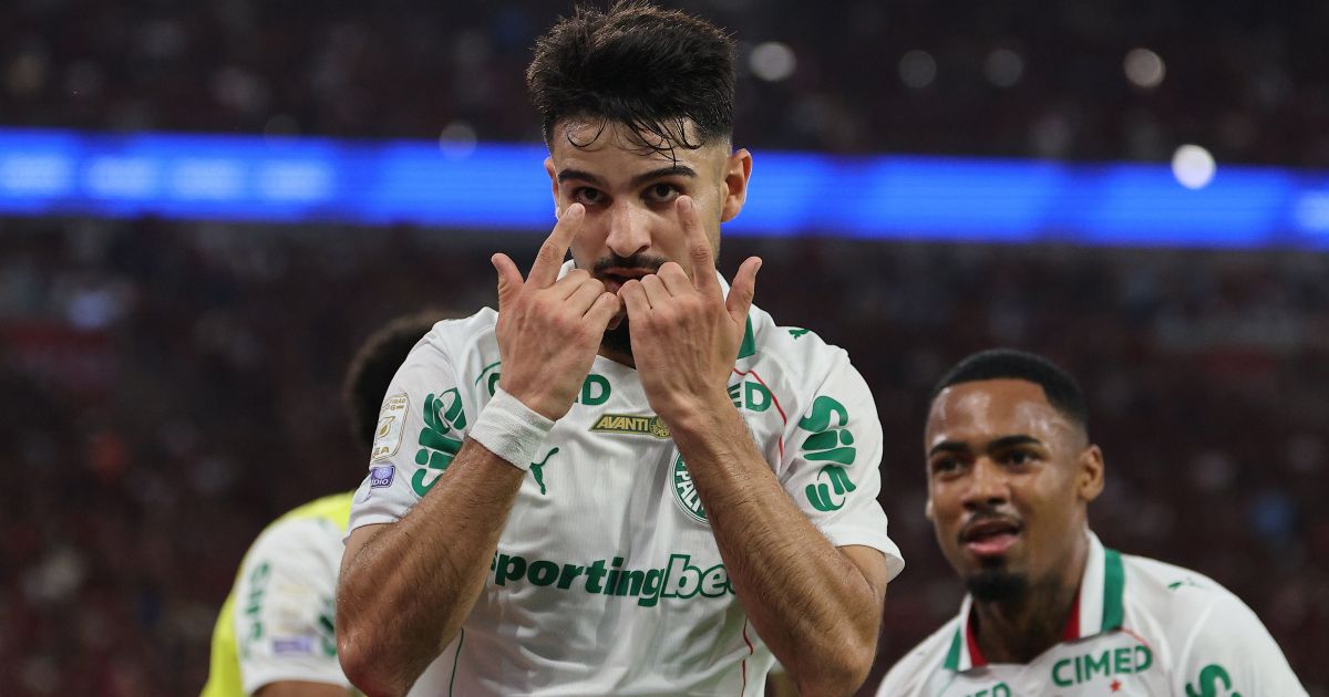 Flaco López abre o placar pro Palmeiras diante do Flamengo; veja