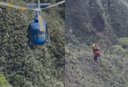 Vídeo: mulher sequestrada por ex e jogada de penhasco é resgatada em BH