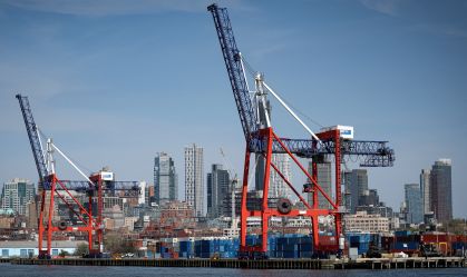 Terminal de Red Hook, no Brooklyn, Nova York, em 14 de abril de 2026