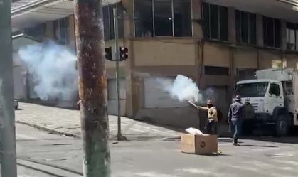 Bolivia's anti-government unrest turns violent as protesters and police clash near seat of power