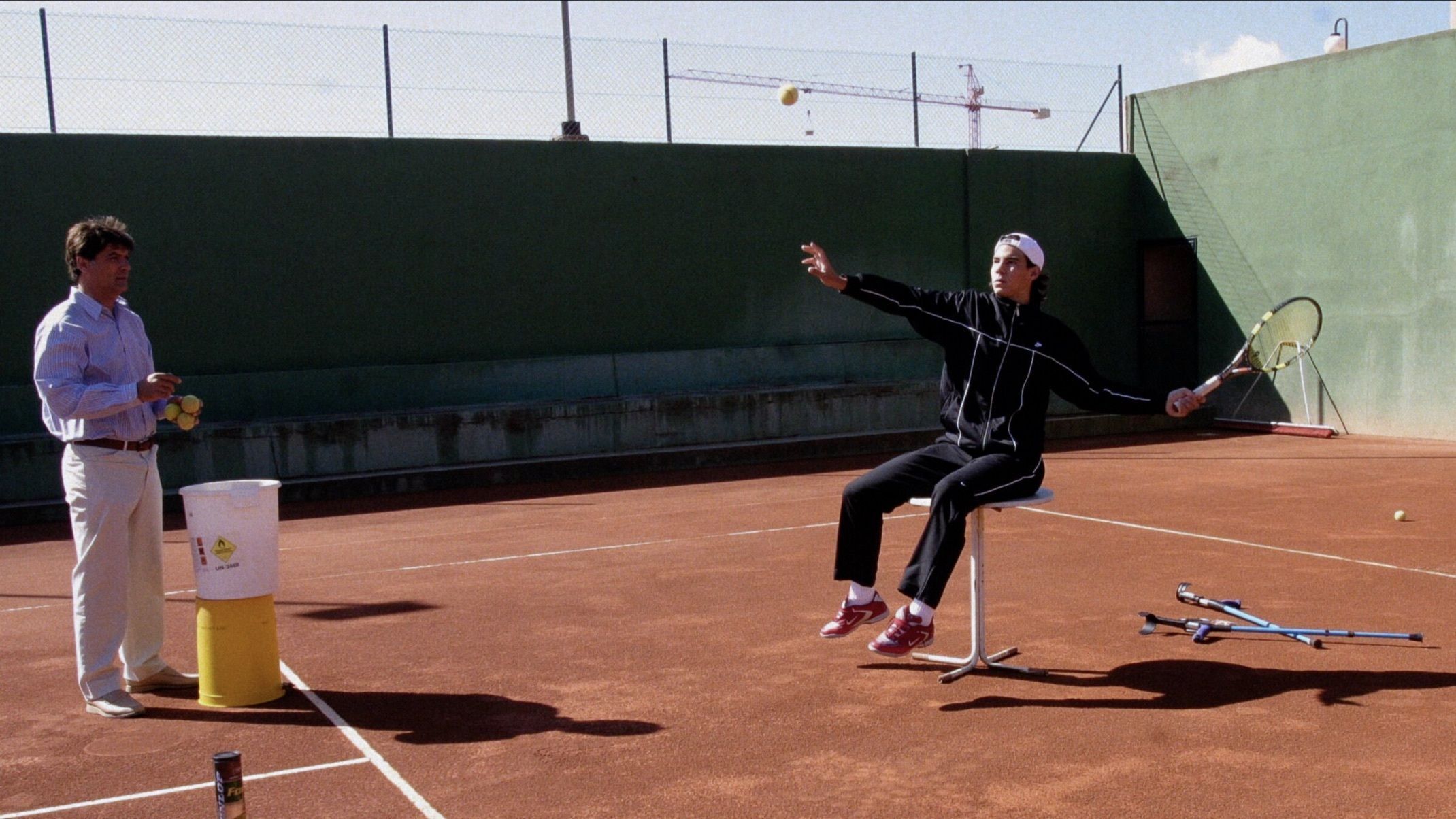 Cena de "Rafa", série sobre Rafael Nadal na Netflix