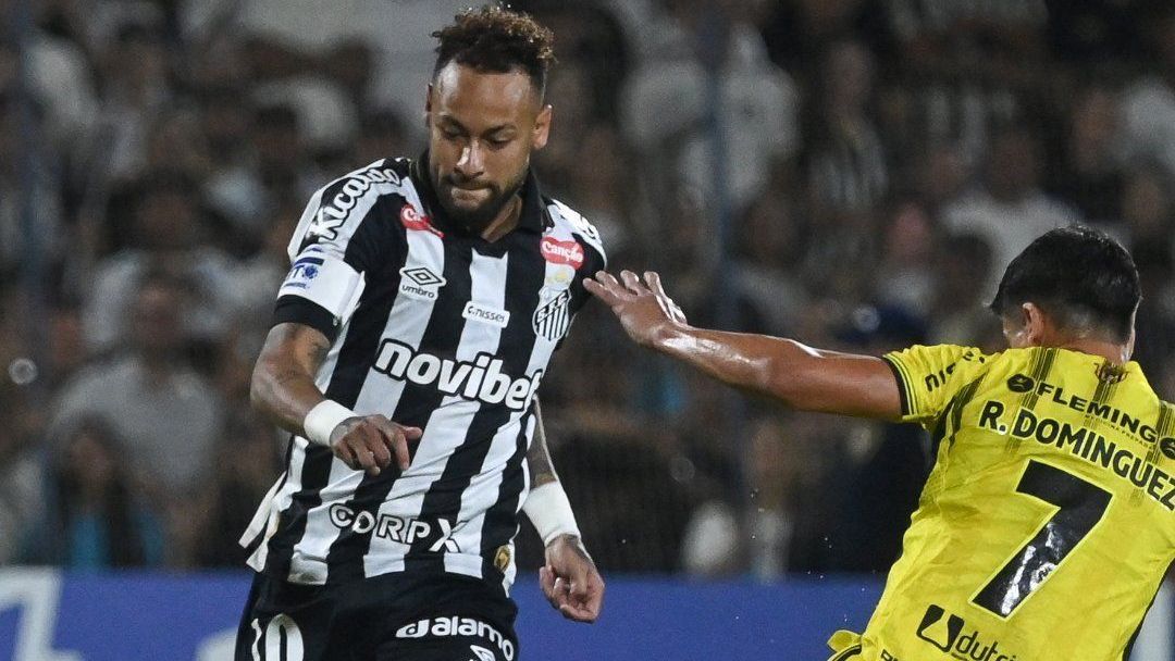 Lance de Recoleta 1 x 1 Santos pela Copa Sul-Americana