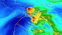 Ciclone extratropical e frente fria provocam temporais no Sul do país