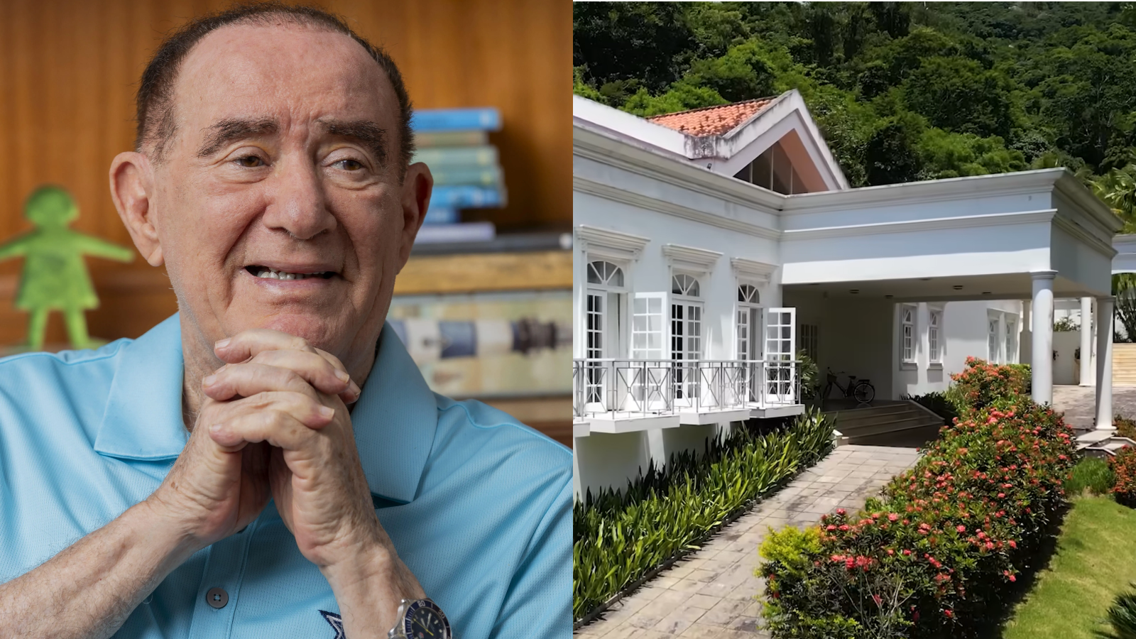 Casa de Renato Aragão no RJ foi bloqueada pela Prefeitura