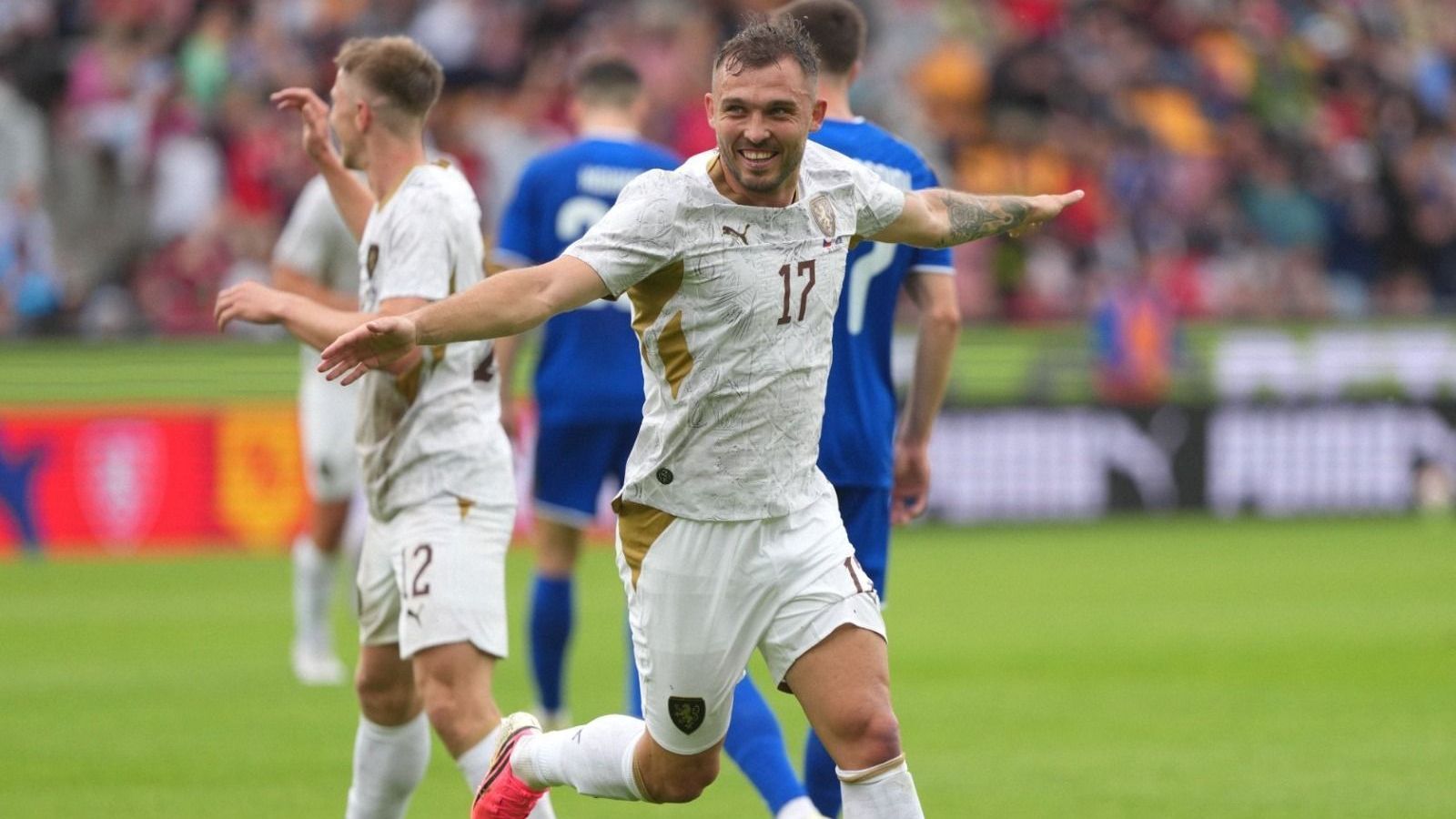 República Tcheca em campo em amistoso preparatório para a Copa do Mundo de 2026