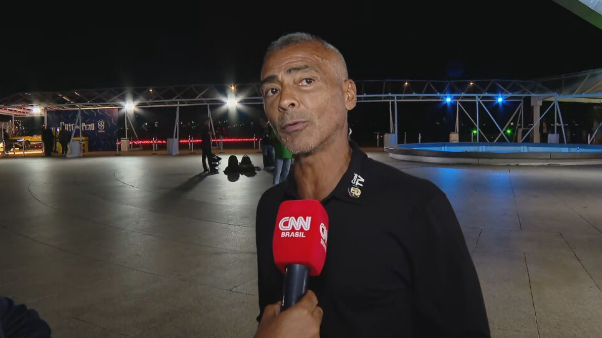Romário em entrevista à CNN Brasil após a convocação da Seleção Brasileira para a Copa do Mundo