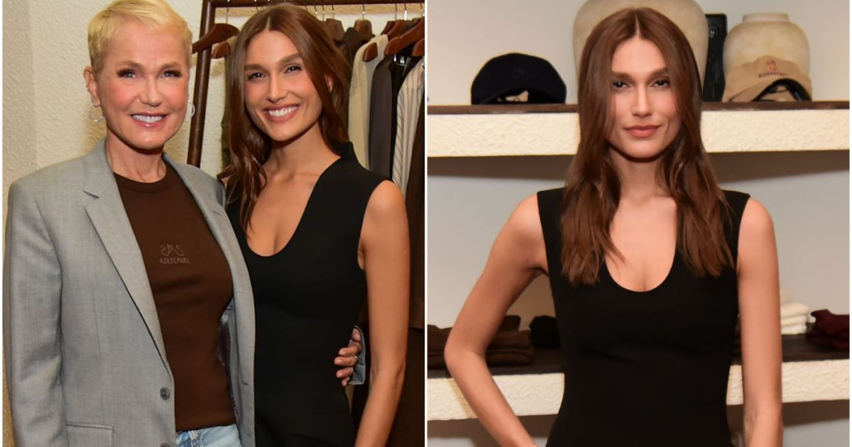 Sasha Meneghel usa look de R$ 3 mil da própria marca em estreia de loja