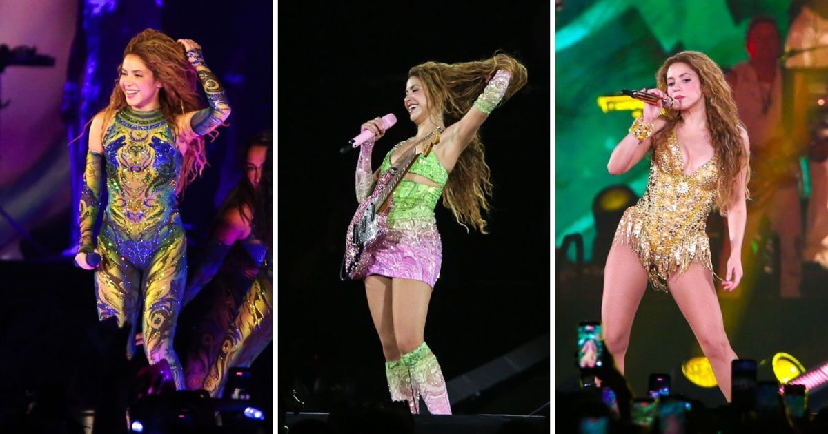 De brilho a transparência: todos os detalhes dos looks de Shakira no Rio