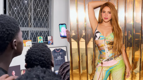 Shakira convida crianças de Uganda para dançar na final da Copa do Mundo