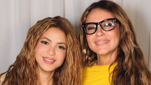 Paolla Oliveira compartilha registro de encontro com Shakira