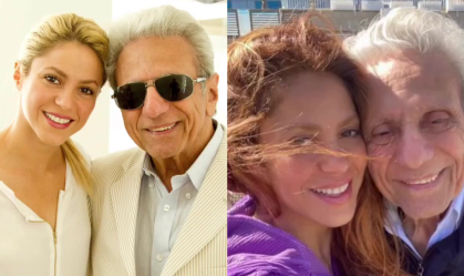 Shakira e o pai, William Mebarack Chadid