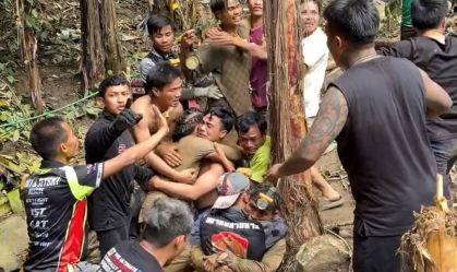 Imagem de destaque do post: Sobrevivente de caverna no Laos relata saída à CNN: "Coragem veio do medo"