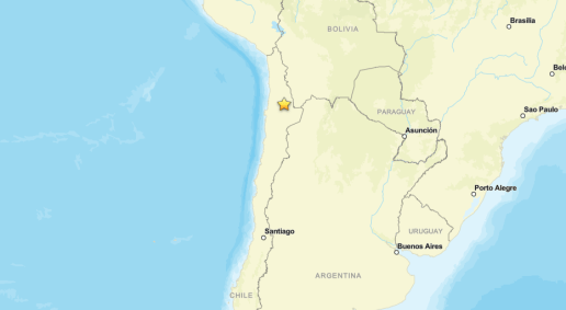 Terremoto de magnitude 6,7 atinge o norte do Chile