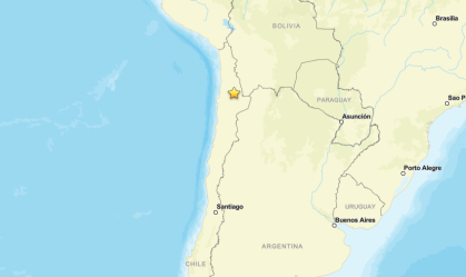 Terremoto de magnitude 6,7 atinge o norte do Chile
