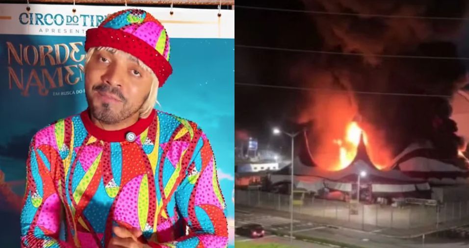 Tirullipa lamenta incêndio de seu circo em Natal: “Não é o fim”
