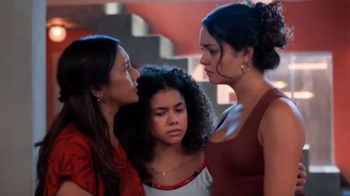 Lígia, Joélly e Gerluce em "Três Graças"