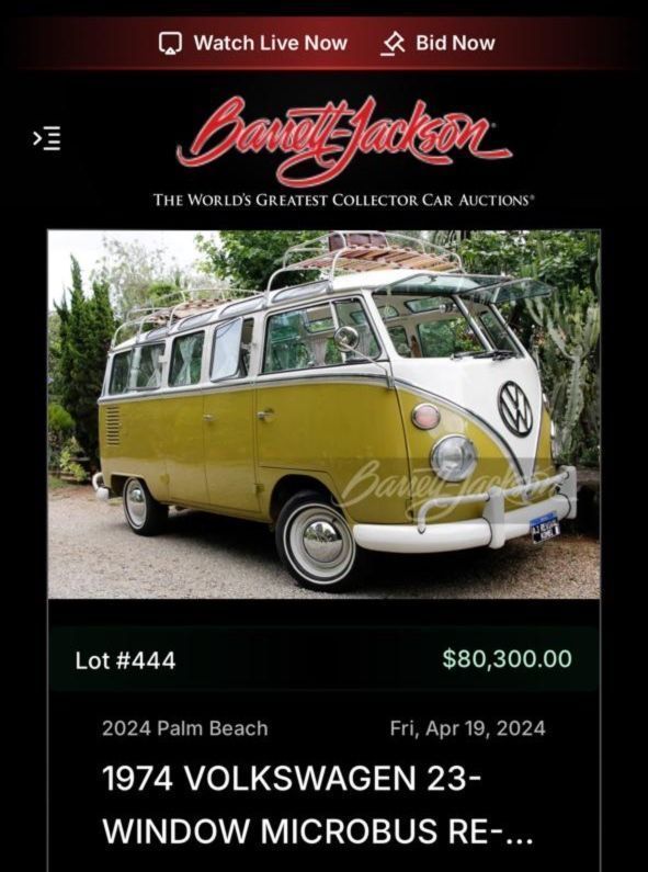 Kombi já foi arrematada por mais de R$ 400 mil • Cortesia/AJ Revival