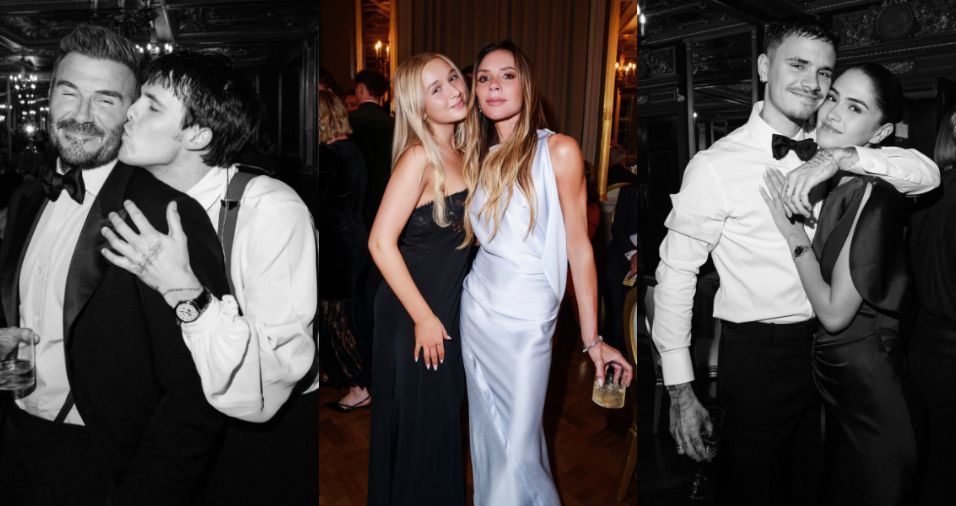 Victoria Beckham mostra festa do pai sem a presença do filho, Brooklyn