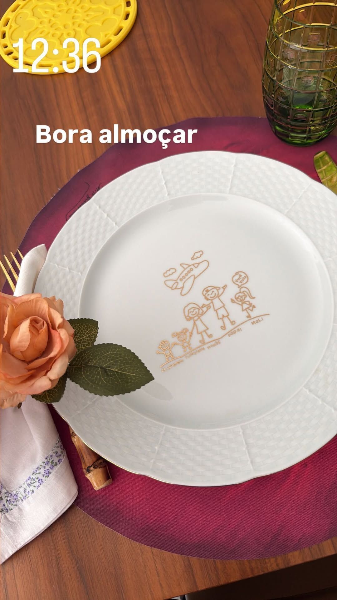 Virginia publica foto de prato com desenho de filho e Zé Felipe, e web especula reconciliação • Instagram/Virginia