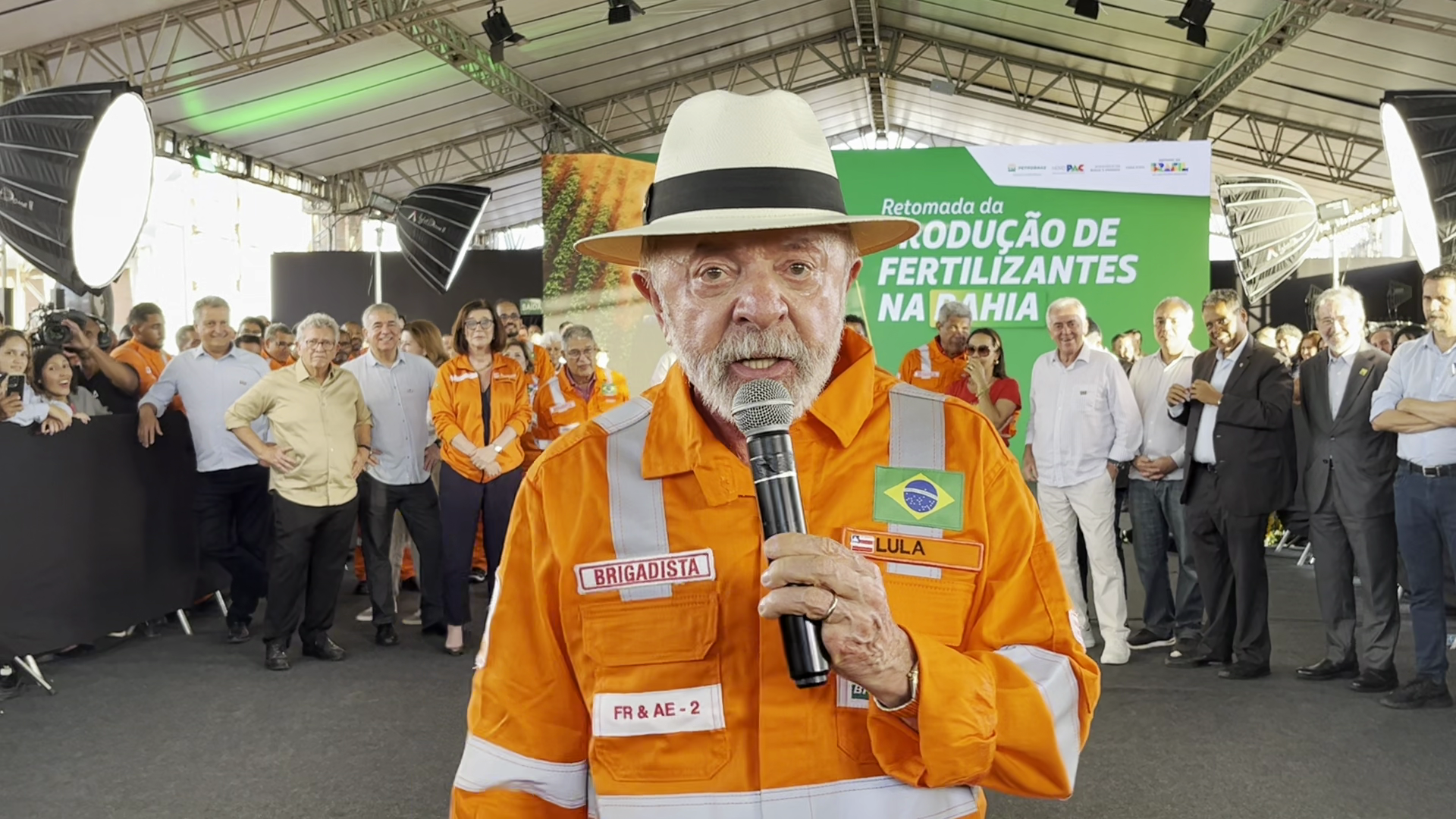 O presidente Luiz Inácio Lula da Silva (PT)